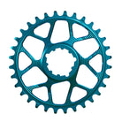 Turquoise Works Components Narrow Wide Chainring to fit SRAM with a 6mm Offset. 38T and 40T.