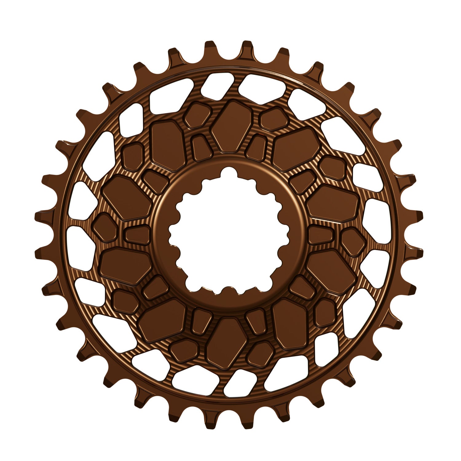 Bronze GEO Chainring