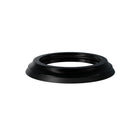 A upper bearing cover in shiny anodised black with a black seal designed to work with all our angle and reach headsets.